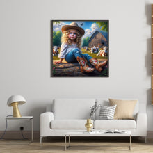 Load image into Gallery viewer, Diamond Painting - Full Round - cowgirl (40*40CM)
