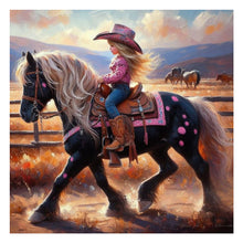 Load image into Gallery viewer, Diamond Painting - Full Round - cowgirl (40*40CM)
