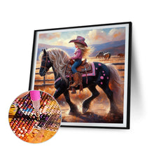 Load image into Gallery viewer, Diamond Painting - Full Round - cowgirl (40*40CM)
