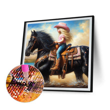 Load image into Gallery viewer, Diamond Painting - Full Round - cowgirl (40*40CM)
