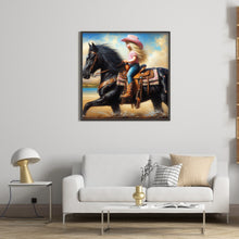 Load image into Gallery viewer, Diamond Painting - Full Round - cowgirl (40*40CM)

