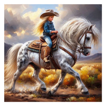 Load image into Gallery viewer, Diamond Painting - Full Round - cowgirl (40*40CM)
