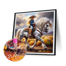 Load image into Gallery viewer, Diamond Painting - Full Round - cowgirl (40*40CM)
