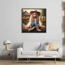 Load image into Gallery viewer, Diamond Painting - Full Round - cowgirl (40*40CM)
