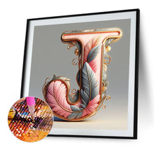 Load image into Gallery viewer, Diamond Painting - Full Round - Leaf letter J (40*40CM)
