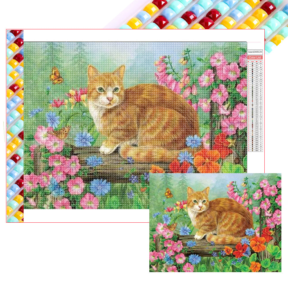 Diamond Painting - Full Square - cat cat (45*60CM)