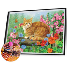 Load image into Gallery viewer, Diamond Painting - Full Square - cat cat (45*60CM)
