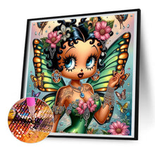 Load image into Gallery viewer, Diamond Painting - Full Round - Miss Butterfly Betty (30*30CM)
