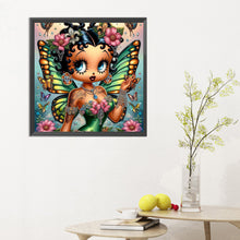 Load image into Gallery viewer, Diamond Painting - Full Round - Miss Butterfly Betty (30*30CM)
