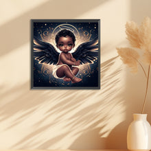 Load image into Gallery viewer, Diamond Painting - Full Round - black angel (30*30CM)
