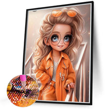 Load image into Gallery viewer, Diamond Painting - Full Round - little girl (40*50CM)
