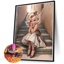 Load image into Gallery viewer, Diamond Painting - Full Round - little girl (40*50CM)
