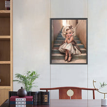 Load image into Gallery viewer, Diamond Painting - Full Round - little girl (40*50CM)
