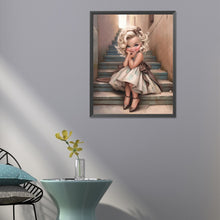 Load image into Gallery viewer, Diamond Painting - Full Round - little girl (40*50CM)
