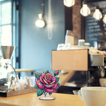 Load image into Gallery viewer, Flower Special Shaped Diamond Painting Tabletop Ornaments Kit Home Table Decor
