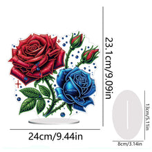 Load image into Gallery viewer, Flower Special Shaped Diamond Painting Tabletop Ornaments Kit Home Table Decor
