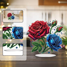 Load image into Gallery viewer, Flower Special Shaped Diamond Painting Tabletop Ornaments Kit Home Table Decor
