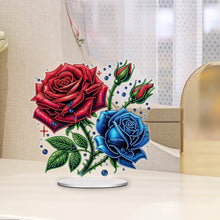 Load image into Gallery viewer, Flower Special Shaped Diamond Painting Tabletop Ornaments Kit Home Table Decor
