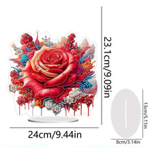 Load image into Gallery viewer, Flower Special Shaped Diamond Painting Tabletop Ornaments Kit Home Table Decor
