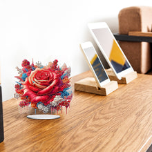 Load image into Gallery viewer, Flower Special Shaped Diamond Painting Tabletop Ornaments Kit Home Table Decor
