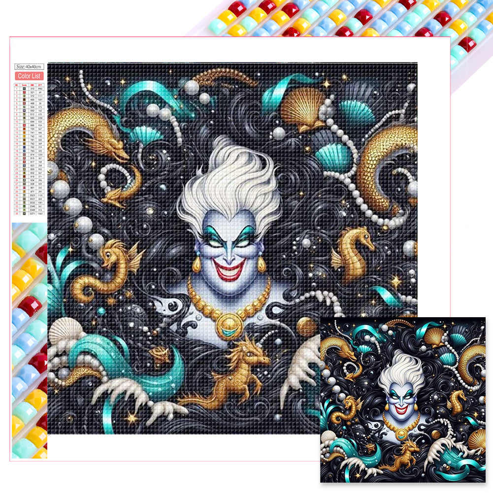 Diamond Painting - Full Square - Villain-Ursula (40*40CM)