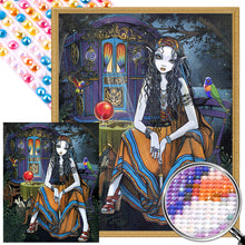 Load image into Gallery viewer, AB Diamond Painting - Full Round - wizard girl (40*50CM)
