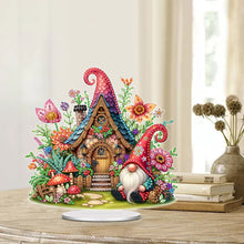 Load image into Gallery viewer, Acrylic Special Shaped Forest Hut Table Top Diamond Painting Ornament Art Kits
