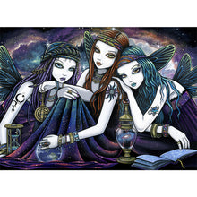 Load image into Gallery viewer, AB Diamond Painting - Full Round - magic fairies (55*40CM)
