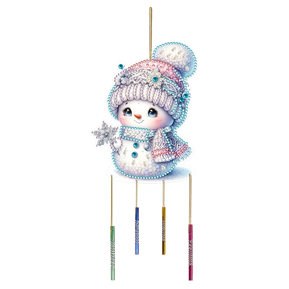 Cartoon Diamond Art Sun Catcher Double Sided DIY Crystal Wind Chimes Pendant Kit