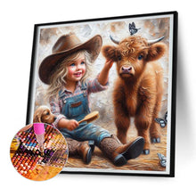 Load image into Gallery viewer, Diamond Painting - Full Round - cowgirl (30*30CM)
