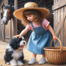 Load image into Gallery viewer, Diamond Painting - Full Round - cowgirl (30*30CM)
