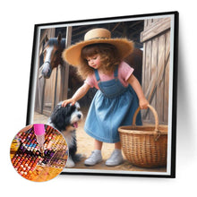 Load image into Gallery viewer, Diamond Painting - Full Round - cowgirl (30*30CM)
