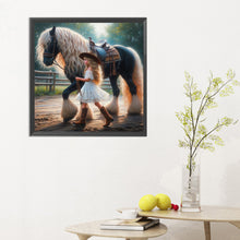 Load image into Gallery viewer, Diamond Painting - Full Round - cowgirl (30*30CM)
