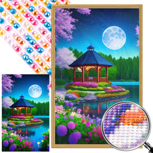 Load image into Gallery viewer, AB Diamond Painting - Full Round - garden at night (40*65CM)
