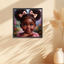 Load image into Gallery viewer, Diamond Painting - Full Round - black girl doll (30*30CM)
