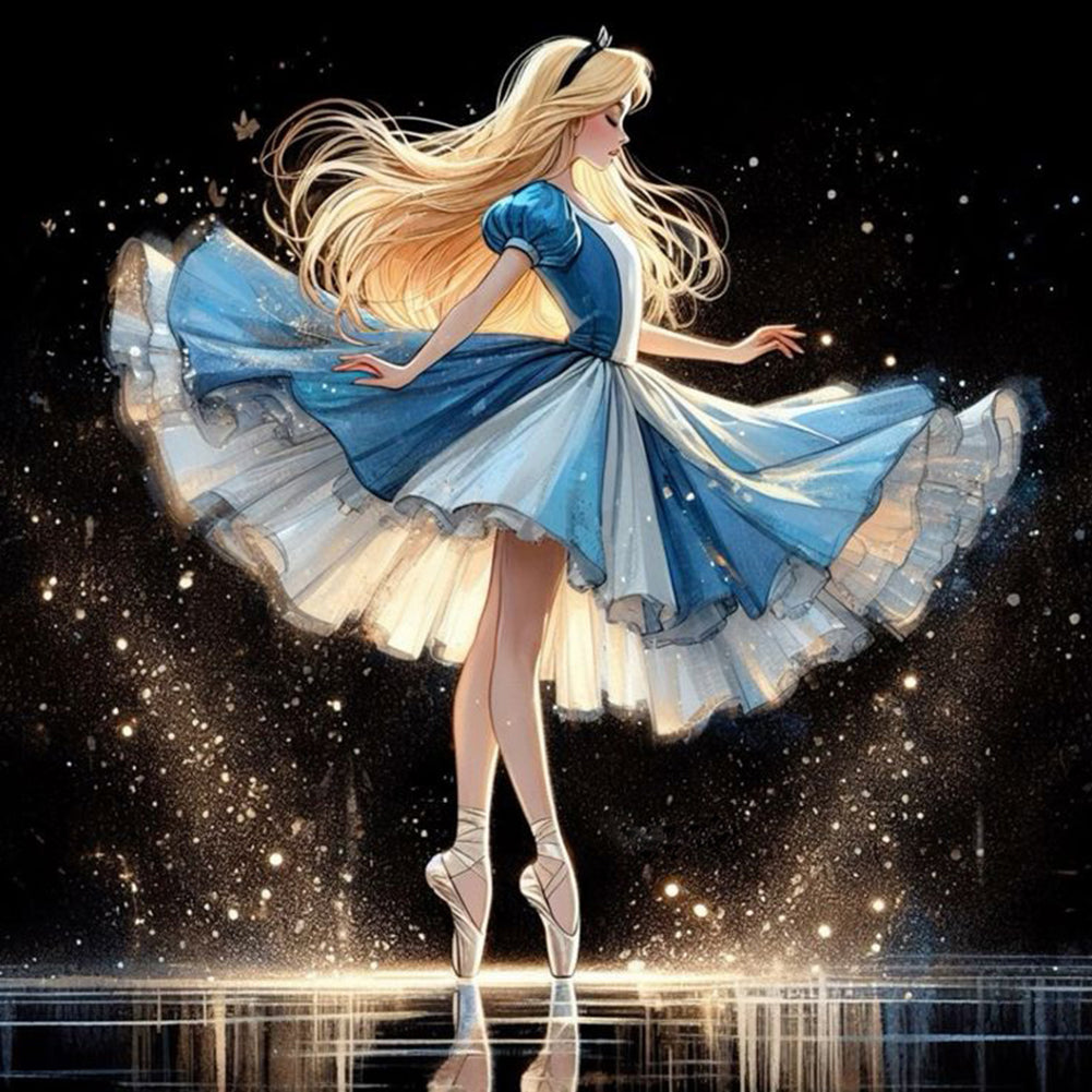 Diamond Painting - Full Round - dancing princess alice (40*40CM)