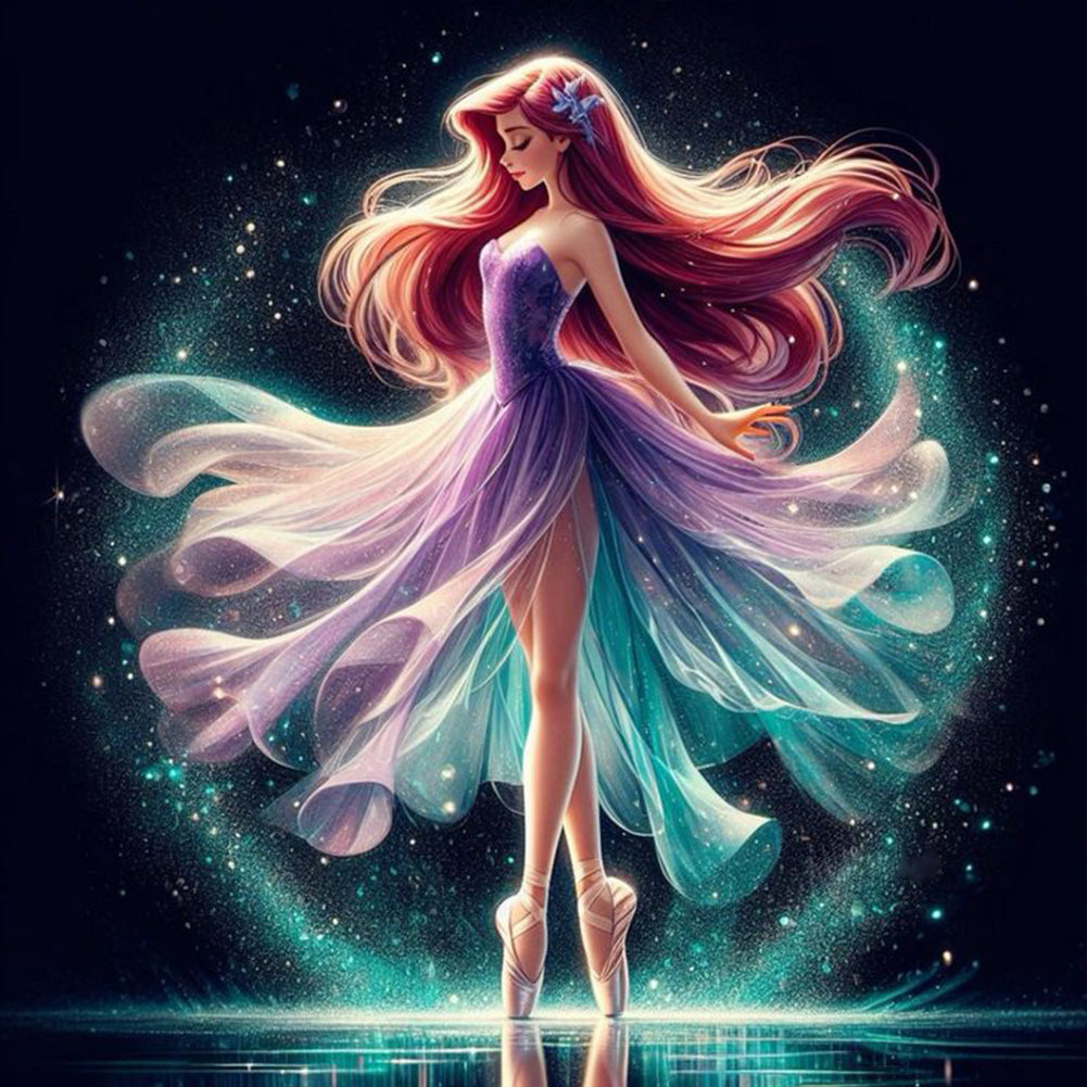 Diamond Painting - Full Round - Dancing Rapunzel (40*40CM)