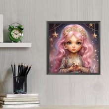 Load image into Gallery viewer, AB Diamond Painting - Full Round - pink hair girl (40*40CM)
