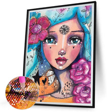 Load image into Gallery viewer, Diamond Painting - Full Square - abstract girl (30*40CM)
