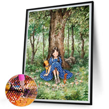 Load image into Gallery viewer, Diamond Painting - Full Square - rest under tree (30*40CM)
