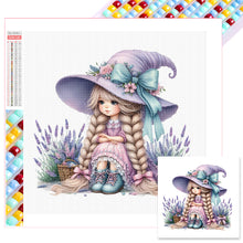 Load image into Gallery viewer, Diamond Painting - Full Square - lavender girl (30x30CM)
