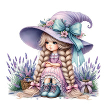 Load image into Gallery viewer, Diamond Painting - Full Square - lavender girl (30x30CM)

