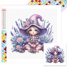 Load image into Gallery viewer, Diamond Painting - Full Square - lavender girl (30x30CM)

