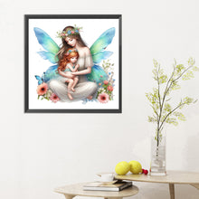 Load image into Gallery viewer, Diamond Painting - Full Round - Butterfly mother&#39;s embrace (30*30CM)

