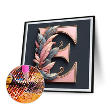 Load image into Gallery viewer, Diamond Painting - Full Round - Feather letter E (40*40CM)
