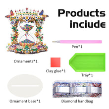 Load image into Gallery viewer, Hourglass Special Shaped Diamond Painting Desktop Ornaments Kit Home Table Decor
