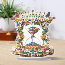 Load image into Gallery viewer, Hourglass Special Shaped Diamond Painting Desktop Ornaments Kit Home Table Decor
