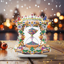 Load image into Gallery viewer, Hourglass Special Shaped Diamond Painting Desktop Ornaments Kit Home Table Decor
