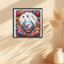 Load image into Gallery viewer, Diamond Painting - Full Round - butterflies and flowers (30*30CM)
