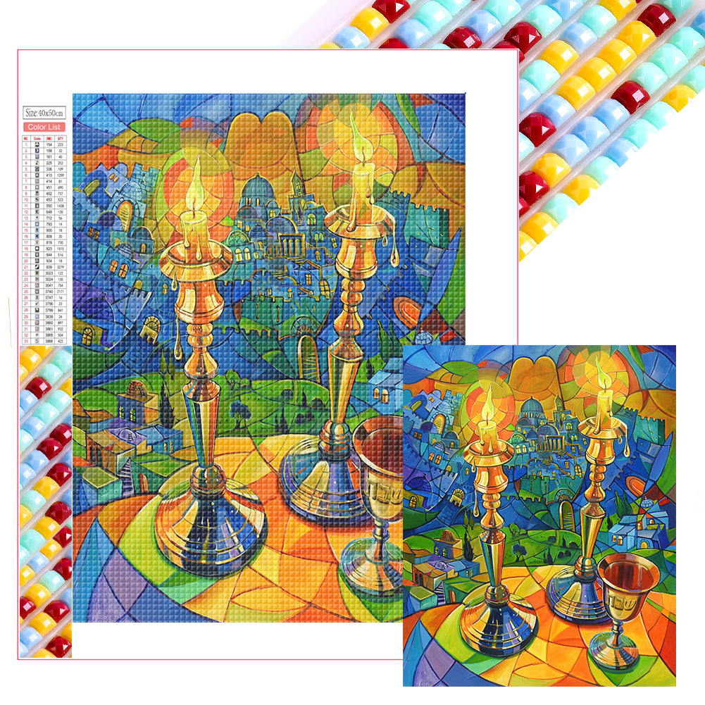 Diamond Painting - Full Square - candlestick (40*50CM)